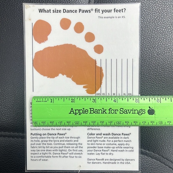 Dance Paws Mesh Turners. Black New - Picture 3 of 3